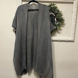 Three Birds Nest poncho